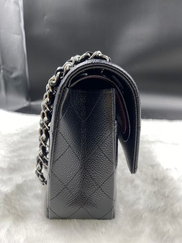 Chanel Classic 10" caviar black - Image 10