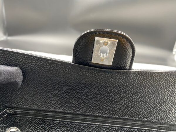 Chanel Classic 10" caviar black - Image 7