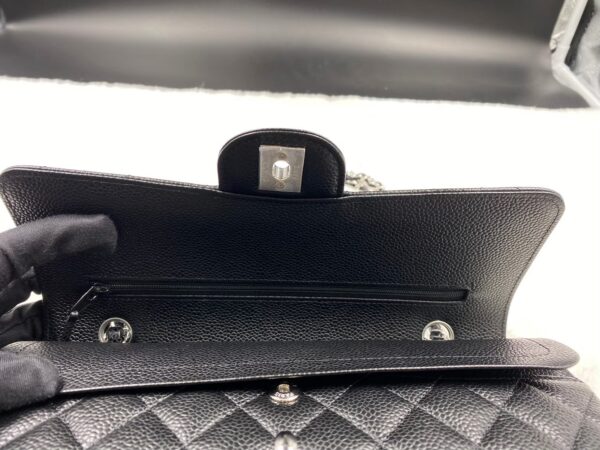 Chanel Classic 10" caviar black - Image 6