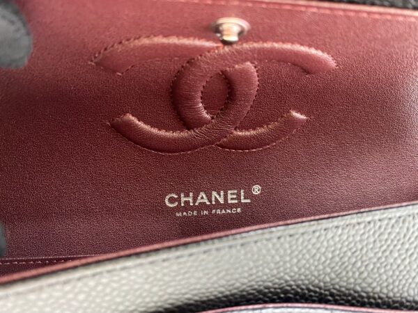 Chanel Classic 10" caviar black - Image 4