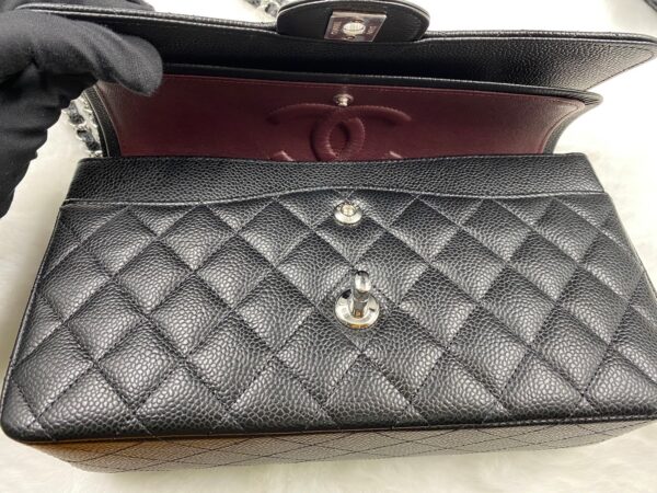 Chanel Classic 10" caviar black - Image 2