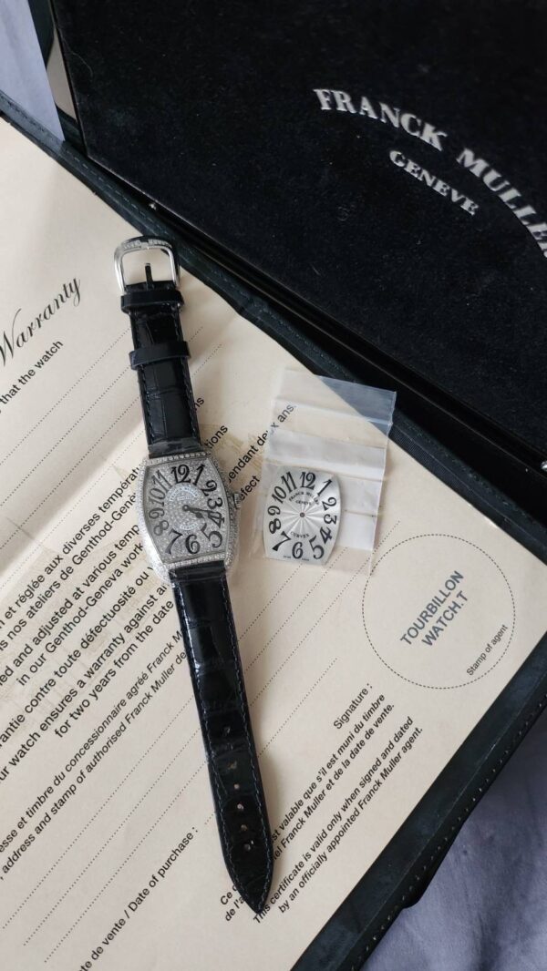 Franck muller curvex full diamond after setting - Image 3