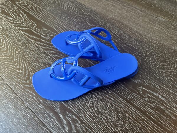 Hermes Egerie sandal Bleu Outremer - Image 2