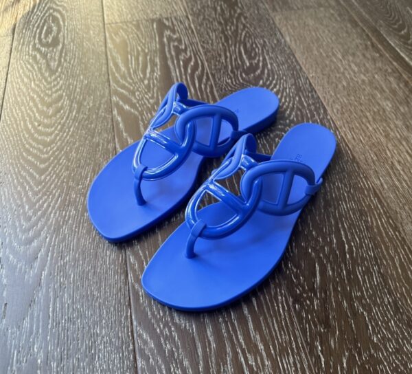 Hermes Egerie sandal Bleu Outremer