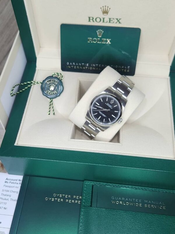 👑New Rolex OP Black 34mm. - Image 3