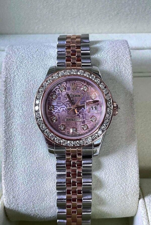 👑Used Rolex Datejust Lady Size26mm. Pinkgold