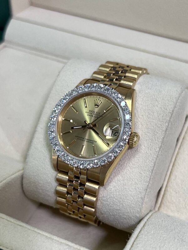 Used Rolex Datejust Boy Size  31 mm.18k Ref.68278 - Image 2
