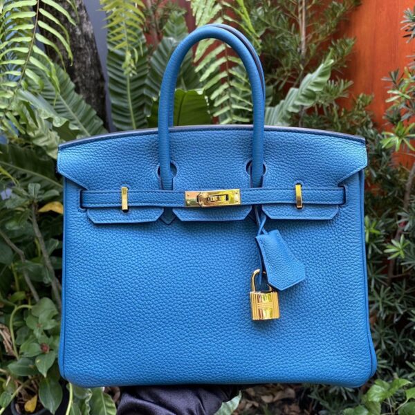 Used Like New Hermes Birkin 25 Togo GHW Stamp#X💕