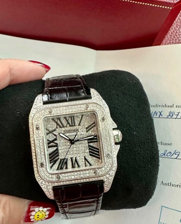 Like new Cartier Santos 100 33mm - Image 4