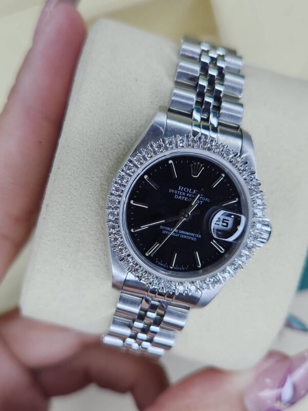 👑Used Rolex Datejust Ladysize26mm. series6 Black - Image 2
