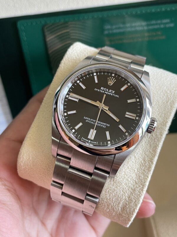 Used Rolex Op 36mm Black Dial Oysters Ref: 126000 - Image 3