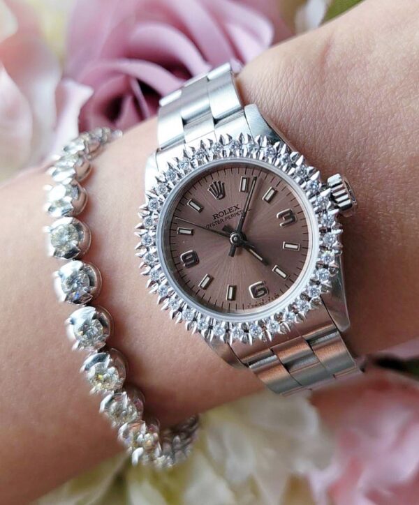 👑Used Rolex Nodate series6 Ladysize25mm. Champagne