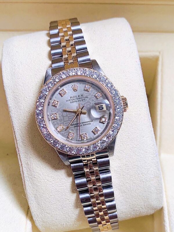 👑Used Rolex datejust lady 26mm. Grey - Image 3