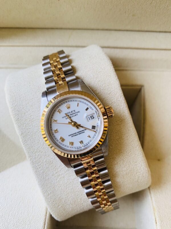 👑Used Rolex Datejust Lady Size 26 mm. White - Image 3