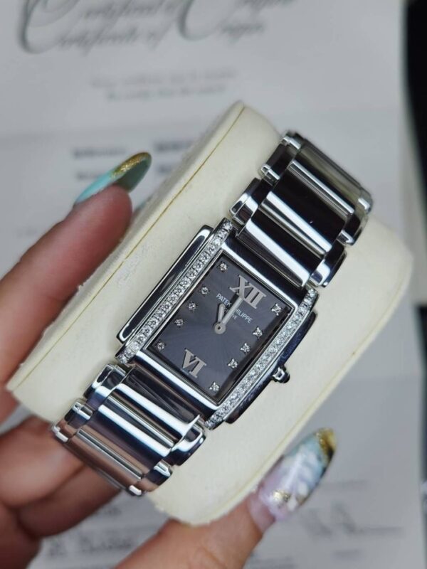 👑Used Patek 4910/10A Twentyfour Grey - Image 3