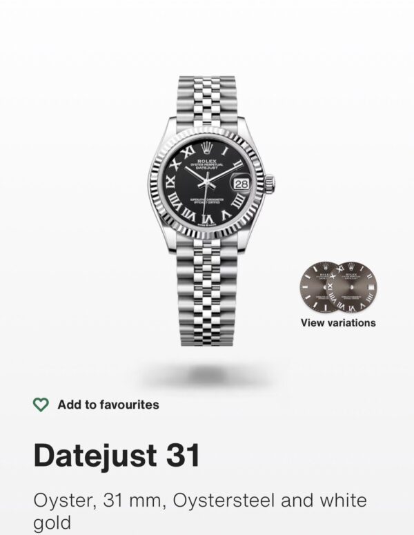 New Rolex date just 31 mm. - Image 2