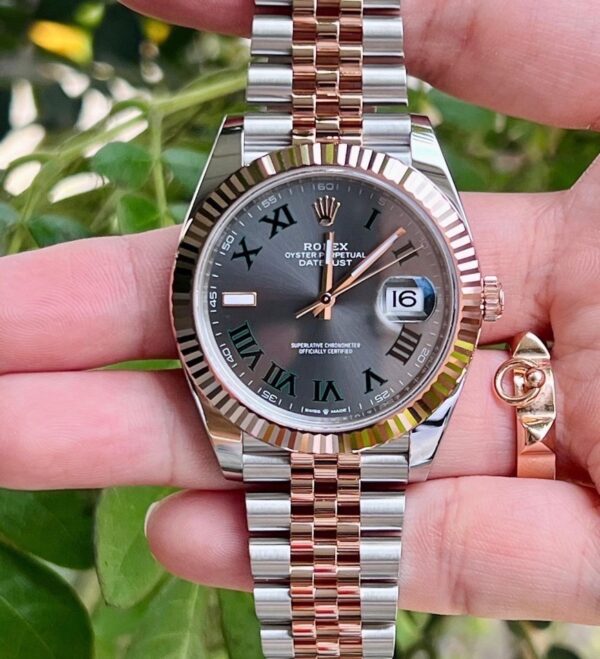 New Rolex Wimbledon 41 mm. Everose Gold