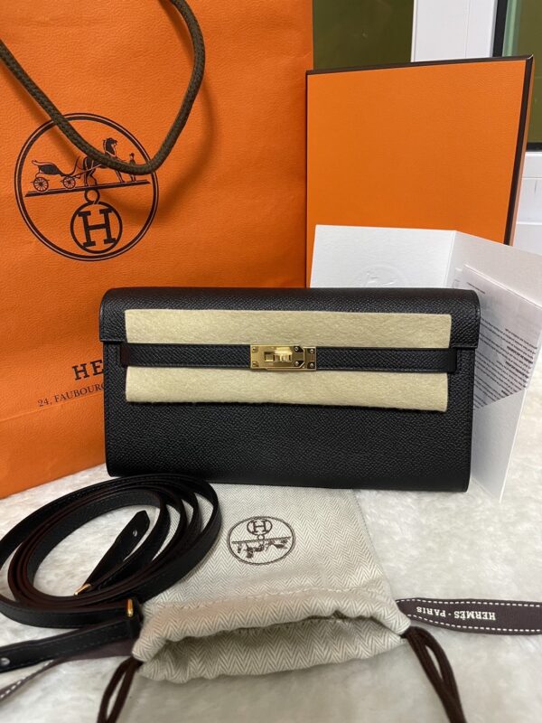 ❤️❤️New Hermes Kelly Togo Epsom Noir