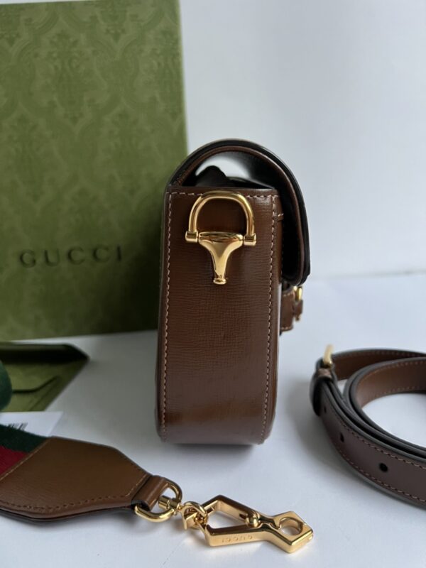 Used Like New Gucci Horsebit 1995 Mini Bag Y22 - Image 4