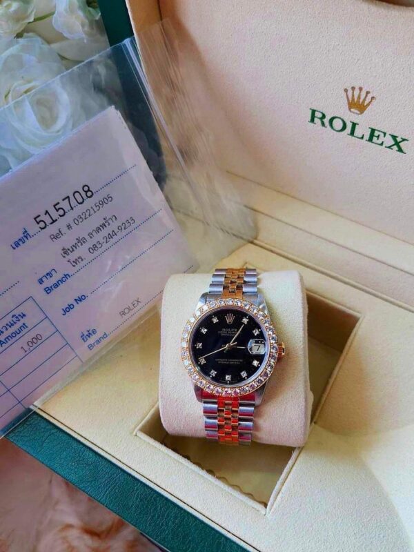👑Used Rolex Datejust Ref.68273 Boy Size31 mm. - Image 3