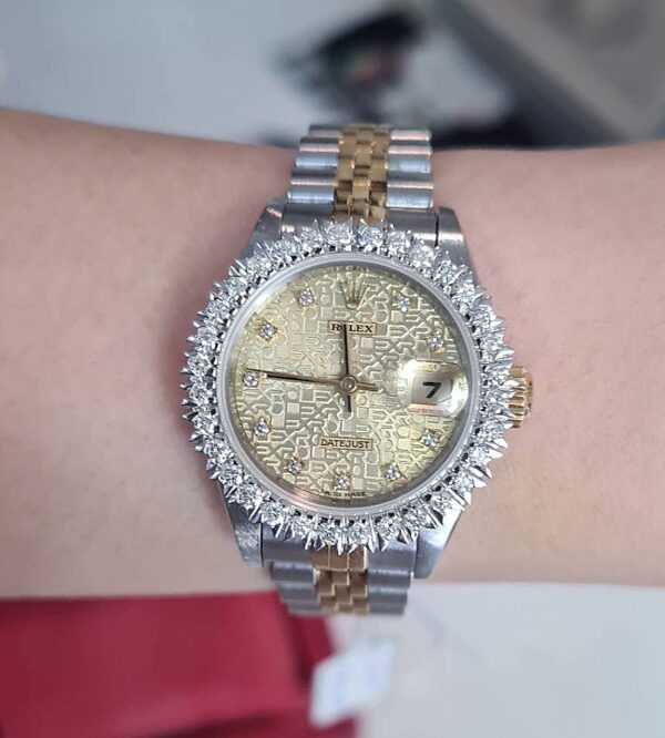 👑Used Rolex datejust Lady 26 mm.Ref.69173 - Image 2