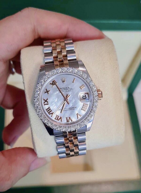 👑Used Rolex Datejust Boy size Pinkgold Y2016