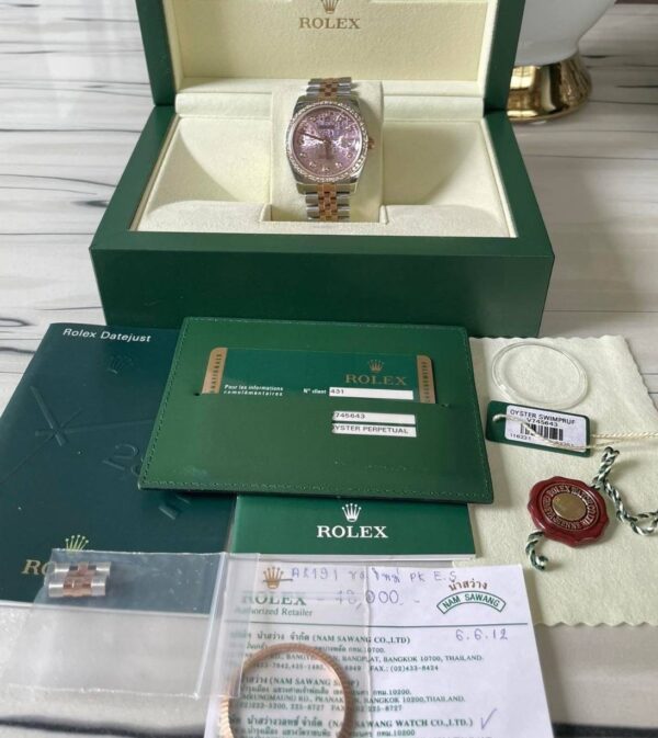 👑Used Rolex Datejust Ref.116231 Kingsize36mm. Pinkgold