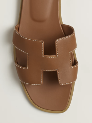 Hermes Oran Sandals Size 37