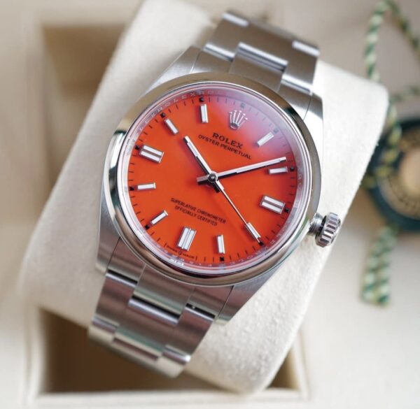 LIKE NEW Rolex OP 36 mm. Red Dial Ref.126000 ปี 2022