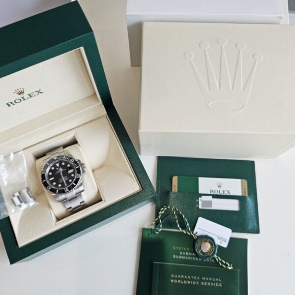 Used Like new Rolex Submarine​ date​ black 10/2016 - Image 2