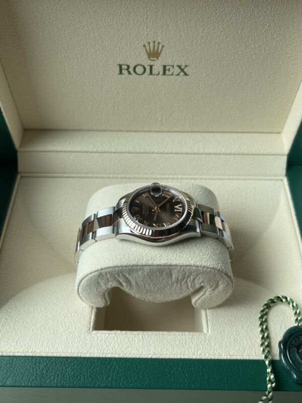 New Rolex Datejust 31 mm. Choc Dial Rose Gold - Image 2