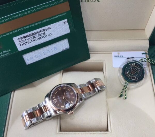 Used Rolex datejust 31 mm ใบ 06/2018 ✅หน้าช็อค เลขVI เพชร - Image 2