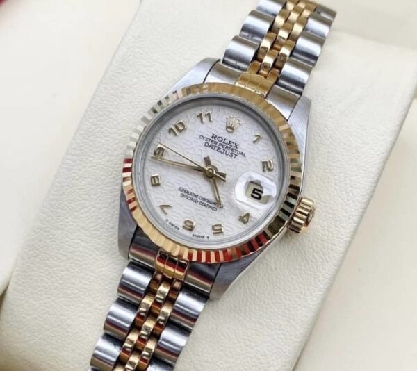 👑Used Rolex Datejust Ladysize26mm. ✅series 6 ✅หน้าคอมครีม อารบิค