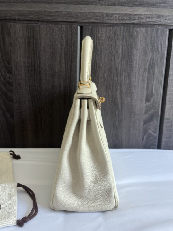 Used very good condition Hermes Kelly 28 craie togo ghw St.T - Image 3