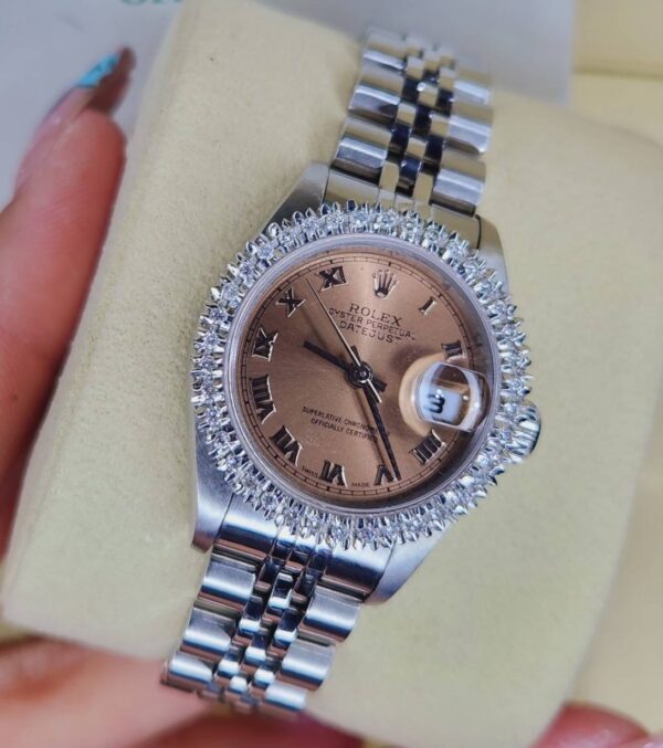 👑Used Rolex Datejust Ladysize 26mm. Ref.6​9174 ✅หน้าเชมเปญเลขโรมัน