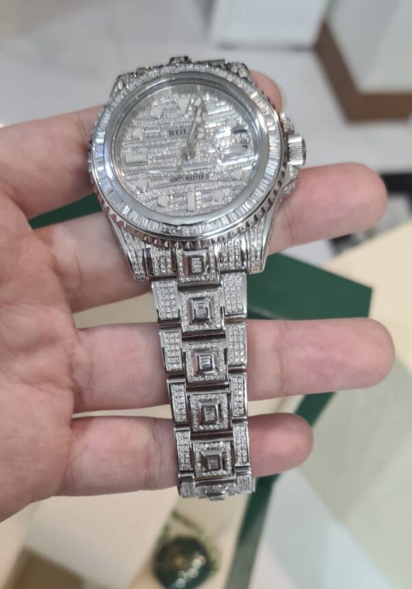 👑Used Rolex gmt ice diamond after setting ปี 2018 - Image 3