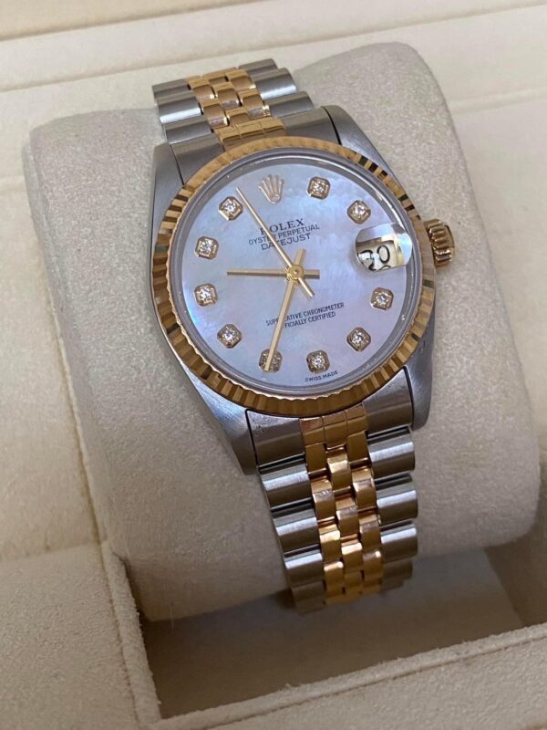 👑Used Rolex Datejust Boysize 31 มม. MOP Ref. 68273 Automatic - Image 3