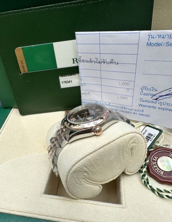 👑Used Rolex Datejust Boy 31mm.Ref. 178341 หน้าช้อค เพชร ivy - Image 4