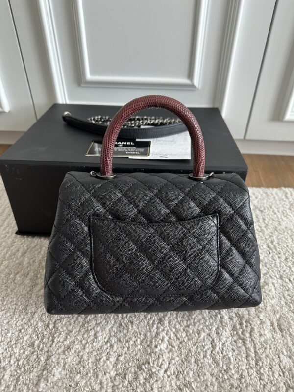 Like new Chanel coco 9.5 caviar holo 23 หู Lizard แท้ - Image 2