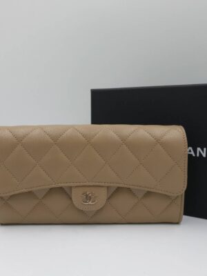 พร้อมส่ง new chanel sarah long wallet ghw