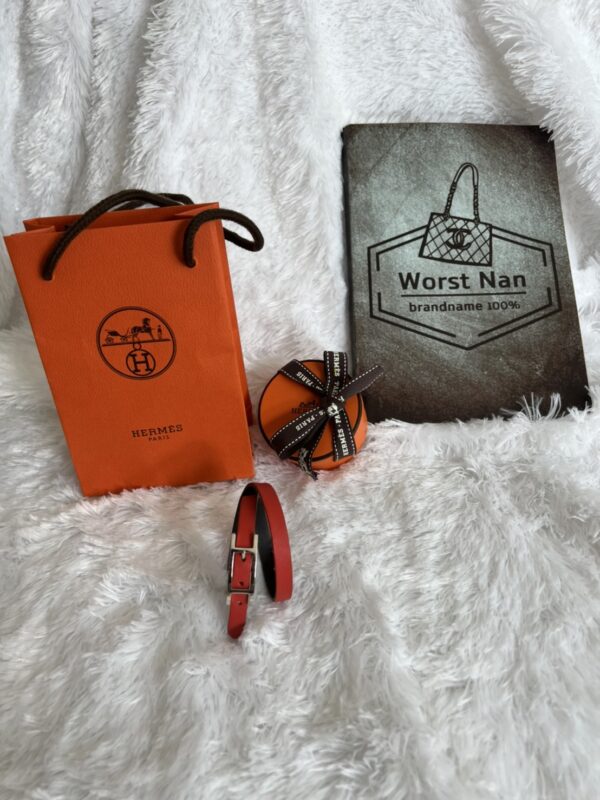Used very good condition hermes Behapi Double Tour bracelet Size XS - Image 9