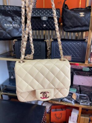 used Chanel หนังแลมป์ mini 7 holo 30