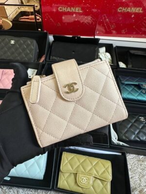 ของใหม่ ชาแนล 2 พับ 2 ซิบ Fullset