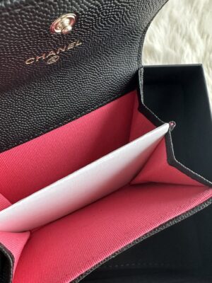 🌟New chanel card holder XL lghw