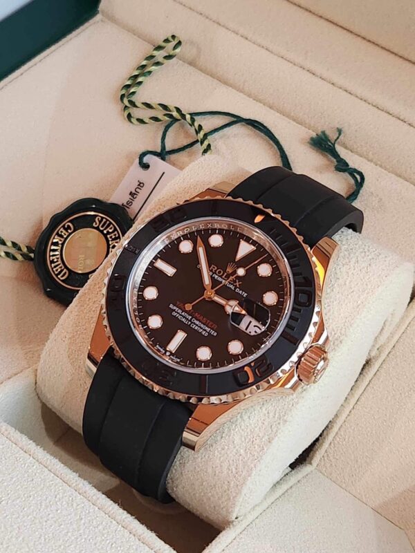 Like New Rolex Yacht Master 40 mm.Rosegold 05/2023 - Image 4