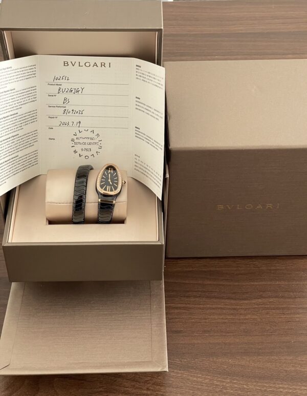 Used once Bvlgari ceramic vs rose gold ปี 2023 - Image 3
