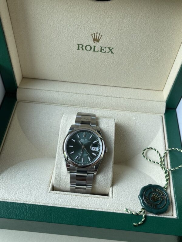New Rolex Datejus Green mint 36 mm 06/2023 - Image 2