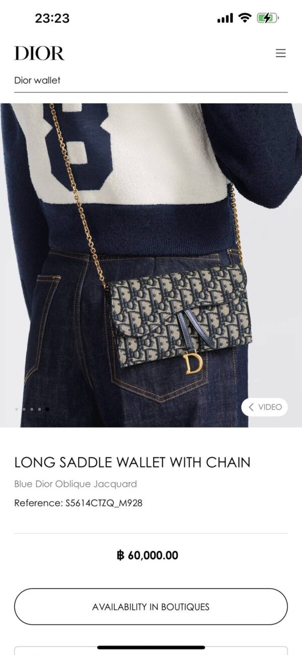 Like new dior saddle woc ปี22 - Image 2