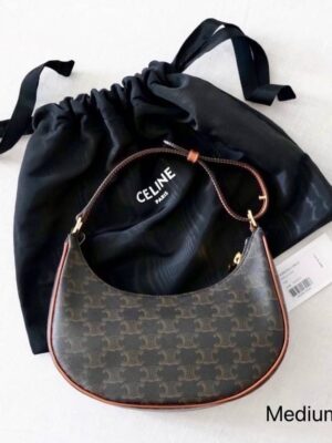 AVA BAG IN TRIOMPHE CANVAS AND CALFSKIN TAN