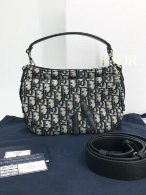 (Very Good) Dior Oblique Saddle Mini Bag 2022